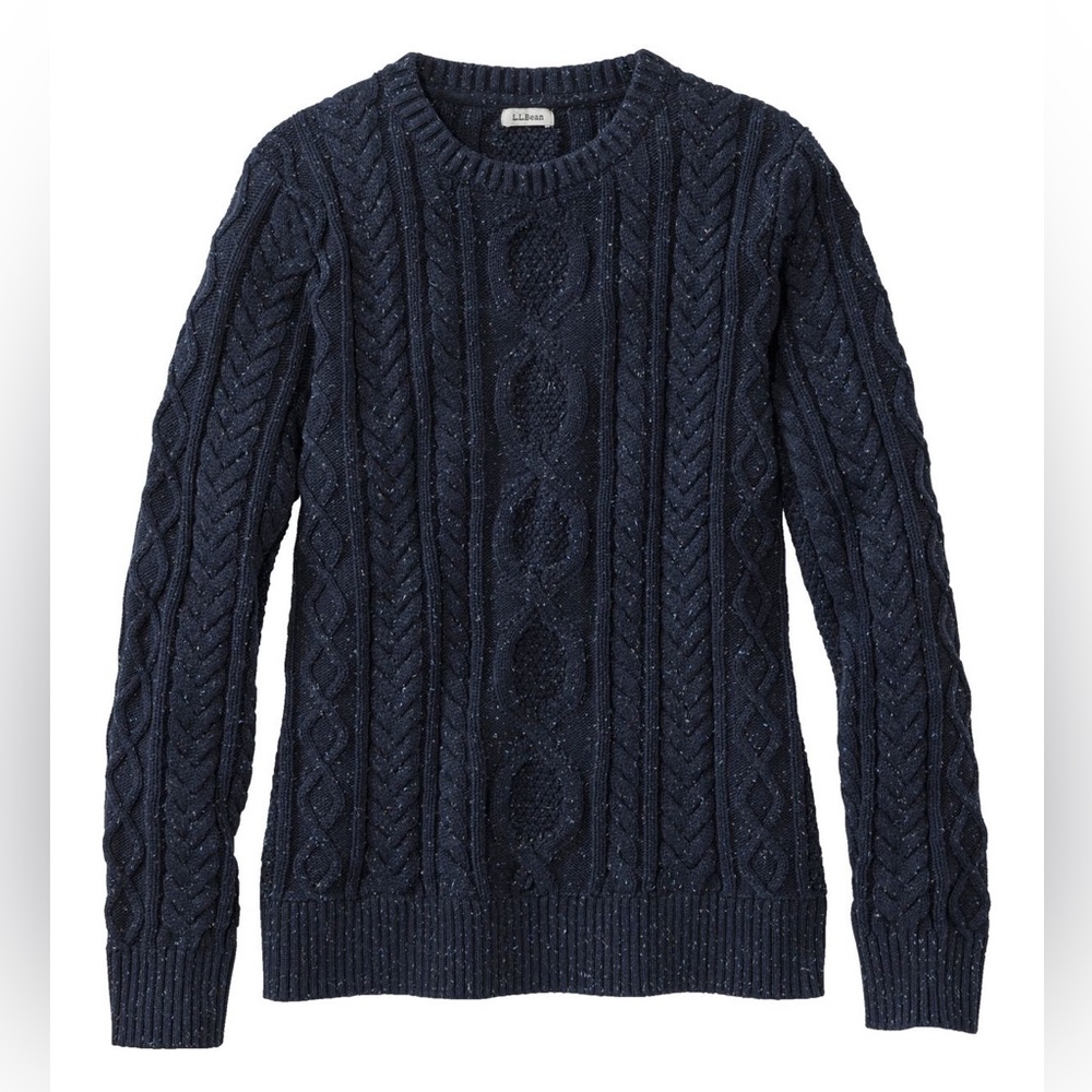Women’s Medium L.L. Bean Signature Sweater in Navy Blue